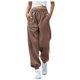 thumbnail image 2 of Pantalones de yoga de cintura alta con bolsillos para mujer - Pantalones de chándal, tejido de poliéster, ropa informal/de entrenamiento - Tallas S-XXL, 2 of 8