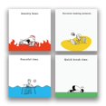 thumbnail image 1 of Notas adhesivas Rainbam, 4 blocs, 200 hojas, 7,5 x 7,5 cm, 1 of 9