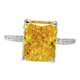 thumbnail image 4 of Anillo de moda Decoración elegante clásica simple para damas de niñas de fiesta de compromiso amarillo US6 Yinane anillo de joyería, 4 of 8