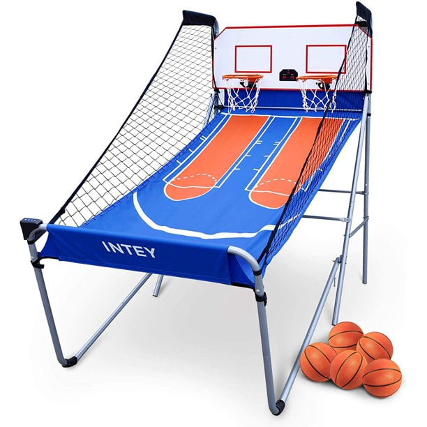 Costway Indoor Double Electronic Basketball Game with 4 Balls for sale online 