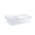 thumbnail image 2 of Hovmgk 4 Piece Clear Plastic Drawer Organizer, Multi-Size Storage Set for Makeup, Desk & Kitchen, Durable Resin, Transparent Design, Easy-to-Clean, Space-Saving Solution, 2 of 6