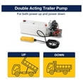 thumbnail image 3 of 8 Quart Hydraulic Pump 12V DC, Double Acting Power Unit for Dump Trailers & Lift Platforms, 3 of 5