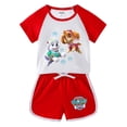 thumbnail image 3 of Conjunto de ropa para niños, camiseta de Pikachu para niño y niña, pantalones cortos, conjuntos de 2 uds., conjuntos de algodón para niñas pequeñas, ropa deportiva de la Patrulla Canina para niños, 3 of 5