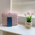 thumbnail image 5 of Computer Bag Zipper Cute Flower Laptop Sleeve for 14in Notebook (Red Flower 8 S), 5 of 9