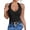 Black, variant on Halter Tops for Women Going Out Tank Tops Twist Front Slim Fit Backless Sleeveless Y2k Corset Tops Black S