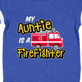 thumbnail image 4 of Inktastic My Auntie is a Firefighter with Fire Truck Boys or Girls Baby Bodysuit, 4 of 5