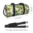thumbnail image 5 of Sigee Green Hawaii Palms Printed Multi-compartment Sports Gym Bag for Men and Women Large Capacity Travel Bag, Overnight Bag, 5 of 8