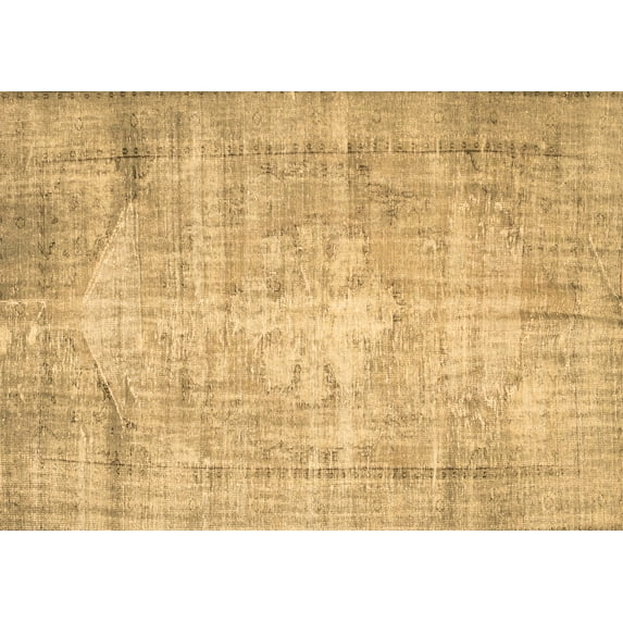 Ahgly Company Indoor Rectangle Abstract Brown Contemporary Area Rugs, 4' x 6'