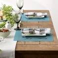 thumbnail image 4 of Design Imports CAMZ13713 DII Teal PVC Doubleframe Placemat 6 Piece, 4 of 4