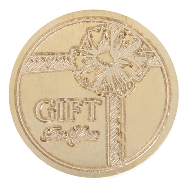 Cuadros Decorativos Cabezal de sello de cera retro de 25 mm Reemplace la cabeza de cobre Herramientas de artesanía de decoración de bricolaje (40) Likrtyny embutido en tela