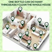 All Purpose Cleaner, 500ml Multipurpose Cleaner for House Cleaning Supplies, Plant-Based Deep Clean Spray for Kitchen, Bathroom, Quick-Easy Stain Removal (1PC)(Q)