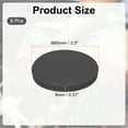 thumbnail image 2 of Rubber Solid Discs Washers, 8 Pcs Anti-Vibration Spacer 85mm OD x 8mm Thick, Black, 2 of 6