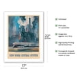 thumbnail image 2 of New York Central System - Heart of Industrial America - Vintage Railroad Travel Poster by Leslie Ragan c.1943 - Bamboo Fine Art 290gsm Paper (Unframed) 17x22in, 2 of 4