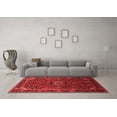 thumbnail image 3 of Ahgly Company Indoor Round Medallion Red Traditional Area Rugs, 8' Round, 3 of 4