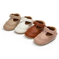 thumbnail image 5 of Otqutp Toddler Girls Closed Toe Mary Jane𝘀 Leather Flats Soft-Soled Moccasins for Girls First Walker Non-Slip Flat Shoes, 5 of 8