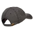 thumbnail image 4 of Mini Question Mark Embroidered Washed Cap - Black OSFM, 4 of 5