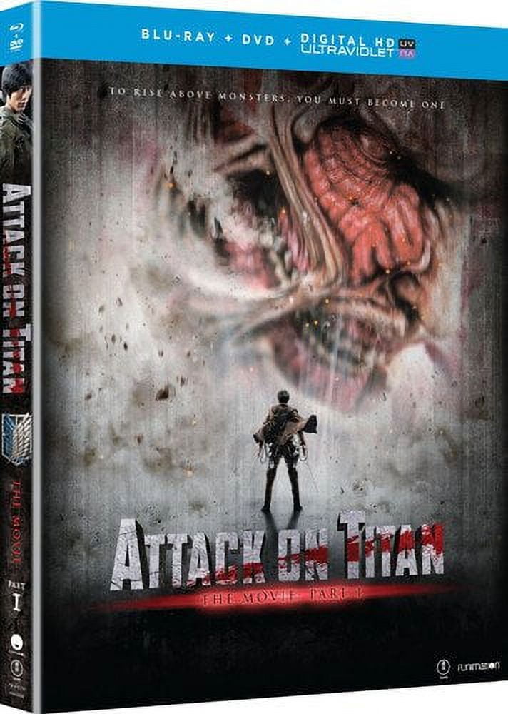 Attack On Titan The Movie part 1 blu Ray Walmart