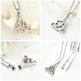 thumbnail image 3 of Celtic Knot Triquetera Cremation Jewelry for Ashes Holder Urn Necklace Lockets for Human Ashes Pet Ashes Memorial Jewelry, 3 of 6