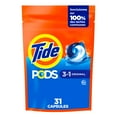 thumbnail image 2 of Tide PODs Laundry Detergent, Original Scent, 3-in-1 Stain Remover, Odor Fighter, Color Protector, Concentrated Laundry Soap Pacs, 31 Count, 2 of 24