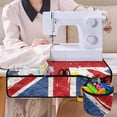 thumbnail image 4 of HELLHERO British Union Jack Flag Pattern Sewing Machine Mat with Storage Cylinder Storage Pockets Easy to Carry 25.2×24.4 Inch, 4 of 5