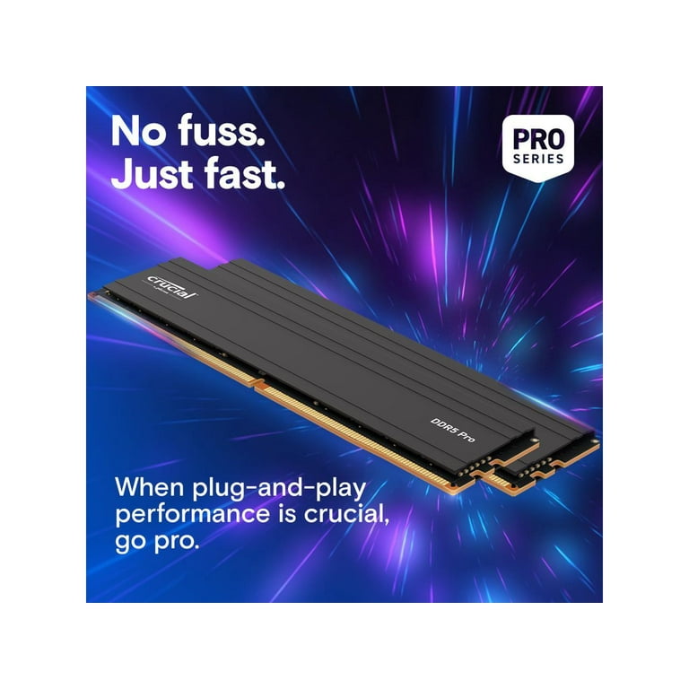 Crucial Pro 96GB (2 x 48GB) DDR5 5600 (PC5 44800) XMP 3.0 Crucial Pro 96GB (2 x 48GB) DDR5 5600 (PC5 44800) XMP 3.0