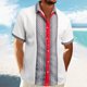 thumbnail image 2 of Eres Más Que una Camisa de Puntuación de Prueba de Color Sólido Casual con Cuello, Bolsillo con Botones de Manga Corta, 2 of 9