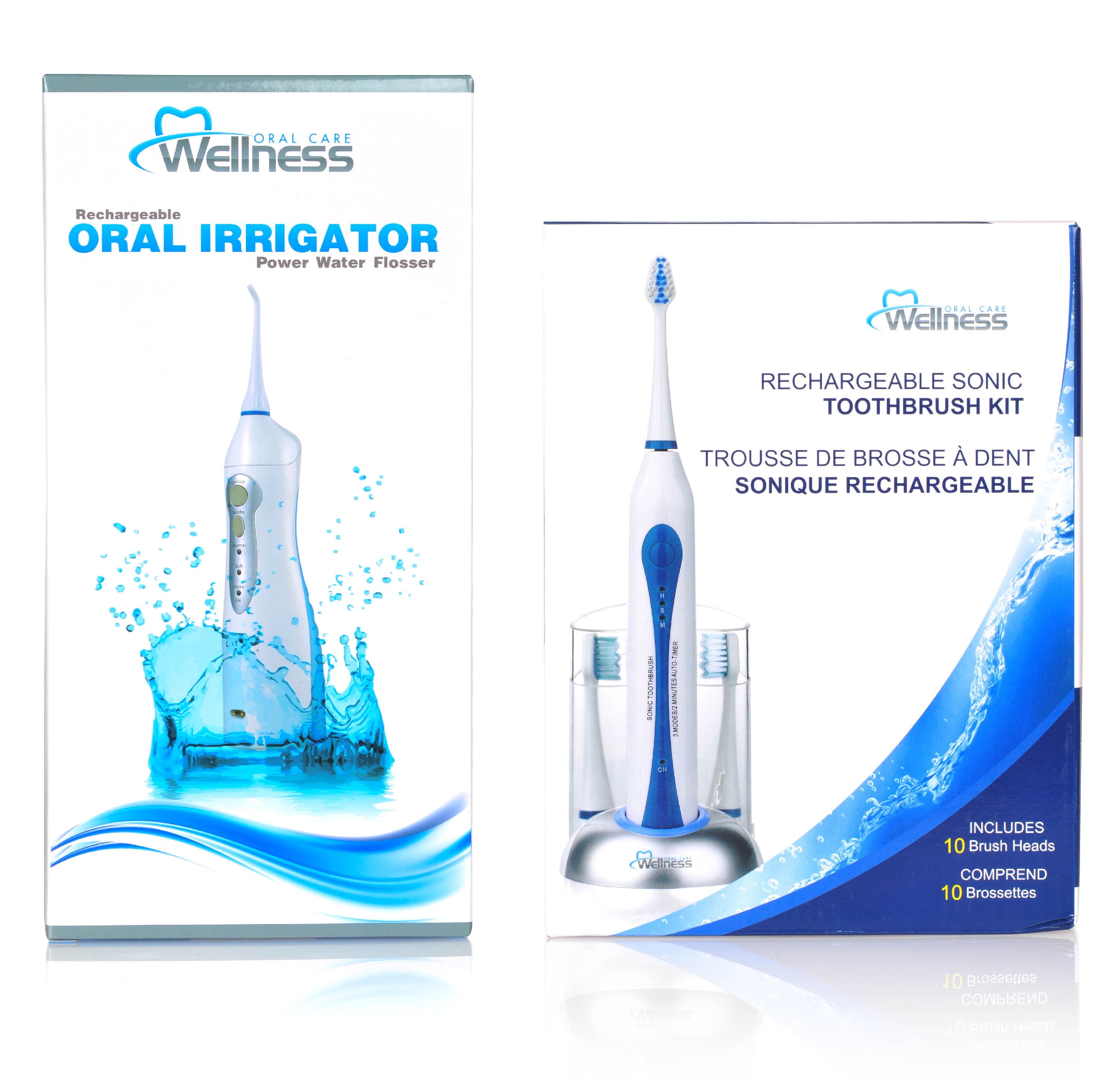 oral care wellness sonic toothbrush heads
