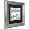 thumbnail image 2 of Trademark Fine Art "Bigger Dreams" Canvas Art by Elizabeth Caldwell, Black Matte, Silver Frame, 2 of 4