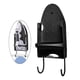 thumbnail image 3 of Colgador de hierro eléctrico Fit Width4.3in-5.5in Estante de almacenamiento Montaje fácil Montaje en pared Soporte de tabla de planchar resistente al Negro Sunnimix Soporte para tabla de planchar, 3 of 8