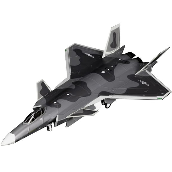 Liberation Army Chengdu J-20 Model Airplane for Showcasing Diecast Alloy, Perfect for Home Decor