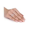 thumbnail image 5 of Everly Women's Diamond 10k White Gold Wedding Ring, 5 of 7