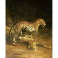 thumbnail image 2 of Two Leopards Lying In The Exeter Exchange Poster Print by Jacques-Laurent Agasse, 2 of 2