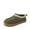 OLIVE GREEN, variant on Kids Slippers for Girls and Boys Fuzzy Slip-On House Shoes Indoor Outdoor for Little Kid Big Kid