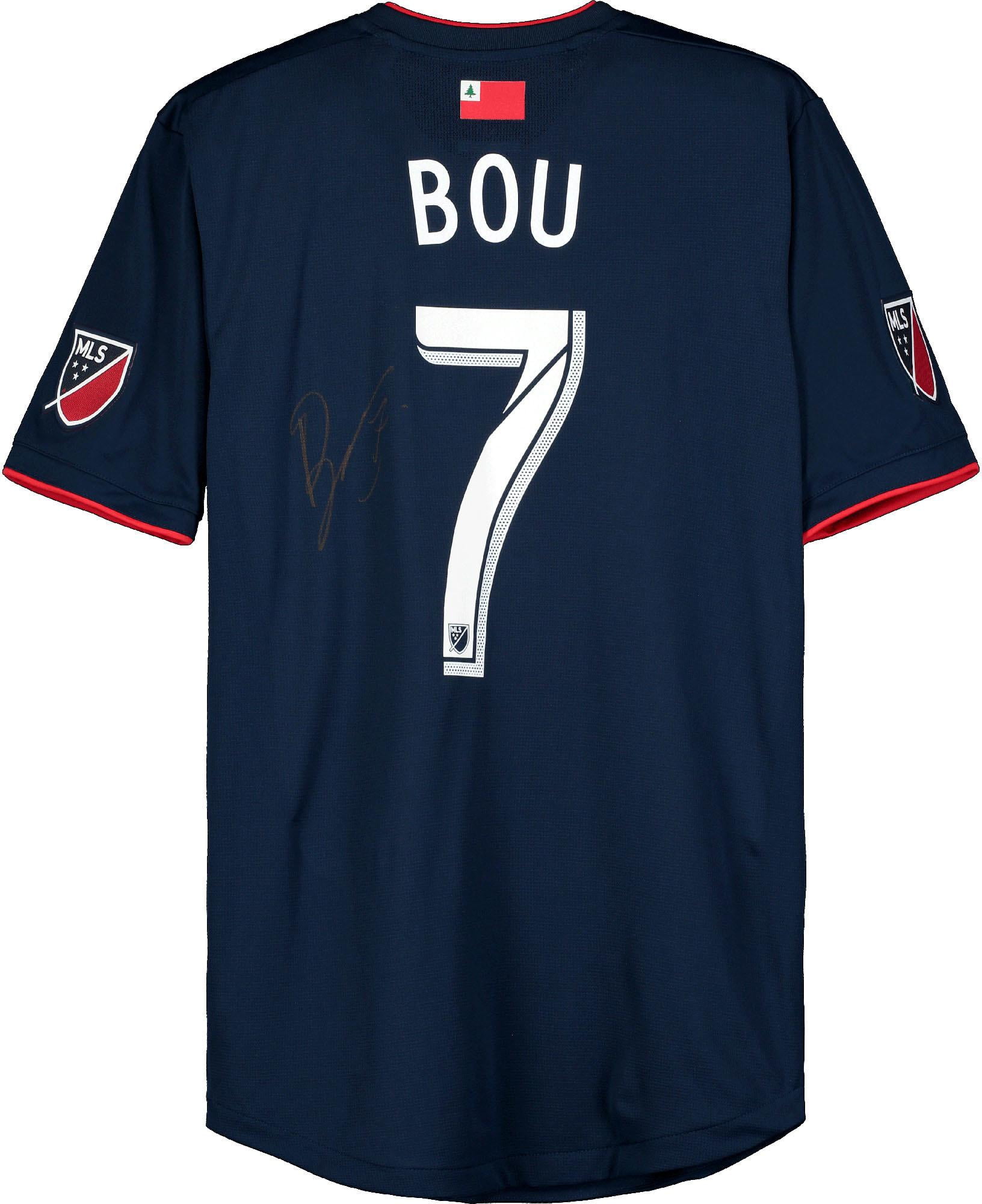 Gustavo Bou New England Revolution Autographed MatchUsed 7 Navy