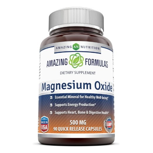 Amazing Formulas Magnesium Oxide 500 Mg 90 Capsules