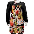 thumbnail image 1 of Japanese Kids Apron, Cuisine Sushi Fish Raw Meat Rolls South East Fast Food Ceremony Artwork, Boys Girls Apron Bib with Adjustable Ties for Cooking Baking Painting, Multicolor, by Ambesonne, 1 of 2