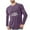 Purple-7, variant on Stamzod Mens Shirts Fashion Christmas Printed Crewneck Oversized T Shirt Home Casual Long Sleeve Pajamas for Men Purple-5 M