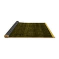thumbnail image 2 of Ahgly Company Indoor Round Abstract Yellow Modern Area Rugs, 7' Round, 2 of 4