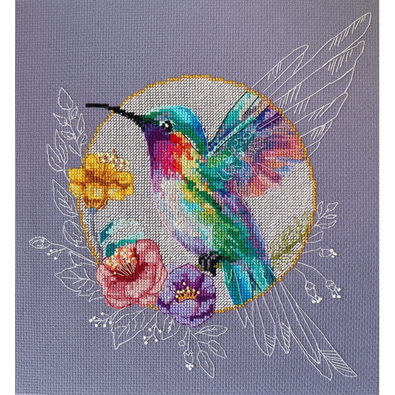 Cross-stitch kits Bird of paradise AH-203