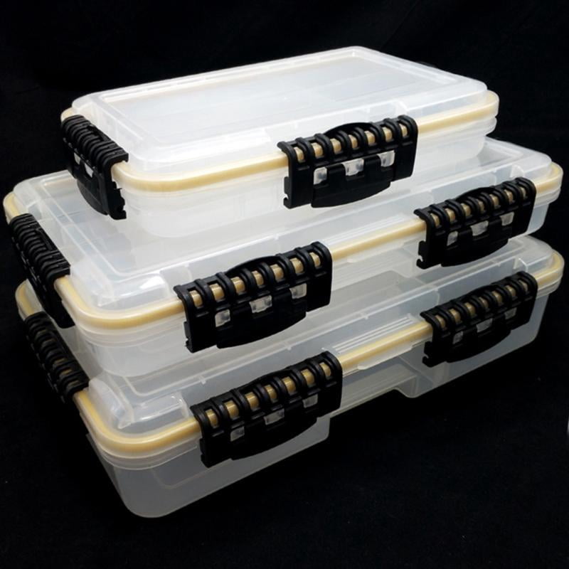 CEORPER Tackles Organizers Sun Protections Lures Storage Box with Adjustable Dividers