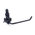 thumbnail image 2 of Rustic Dark Blue Cast Iron Mermaid Toilet Paper Holder 10", 2 of 2