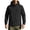 Black, variant on Mens Waterproof Hooded Rain Jackets Lightweight Multi Zipper Pouch Breathable Windbreakers Hiking Camping Sun Protection Outerwear Coats
