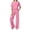 Pink, variant on akafmk 2 Piece Pant Sets for Women Round Neck Short Sleeve Tshirt and Elastic Waist Pants Summer Casual Outfits
