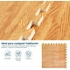 thumbnail image 4 of Set de 8 Tapetes Foamy para Ejercicio, Bluelander, 1.2 cm, Diseño de Madera, 4 of 5