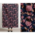 thumbnail image 3 of Printed Cotton Canvas Fabric by Soimoi | Floral Pattern - Blue | 56 Inch Wide | Sold By 10 Yard | Heavy Duty Craft & Upholstery Fabric, 3 of 7