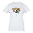 thumbnail image 1 of NFL Playera Aficionado Básica Jacksonville Jaguars Blanco para Mujer, Talla Extra Grande, 1 of 5