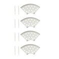 thumbnail image 1 of 4 soportes para plantas de fresa, ligeros, con estacas. Blanco, 1 of 7