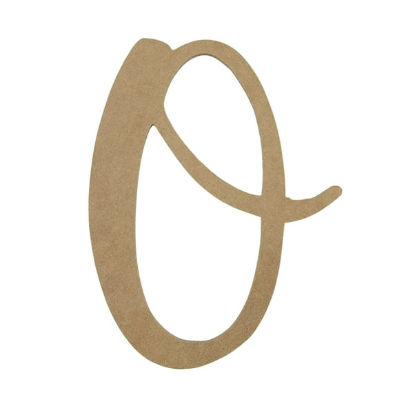 Wooden Letter Unfinished, King Basil Font, Craft Cutout