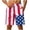Black, variant on Men's American Flag Swim Trunks 4Th Of July Quick Dry Board Shorts with Mesh Lining Surf Bathing Suits Patriotic Mens Beach Shorts