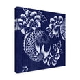 thumbnail image 2 of Indigo Carp Katagami I' Canvas Art by Vision Studio, 2 of 4